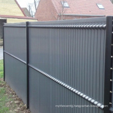 PVC Slat Protection UV Tarpaulin for 3D  Welded Wire Fence Rigid Panel for European market